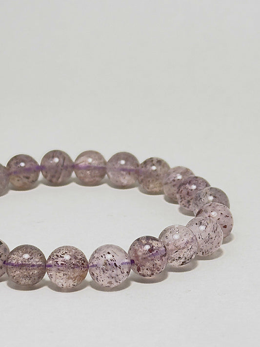 Passion Bracelet made with 6mm Strawberry Quartz beads