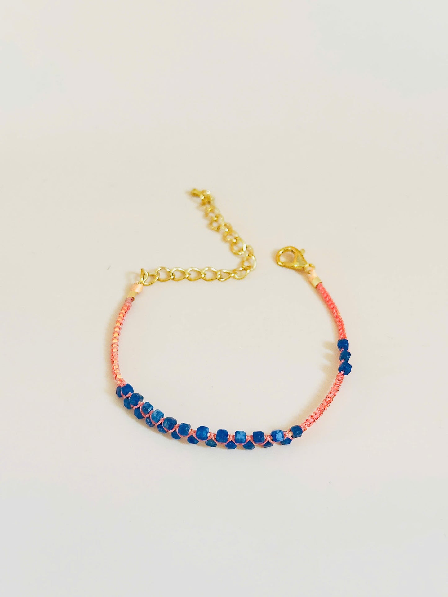 Twin Flow – Lapis Lazuli Macrame Bracelet | Handmade Gemstone Jewelry | Wisdom & Truth Stone