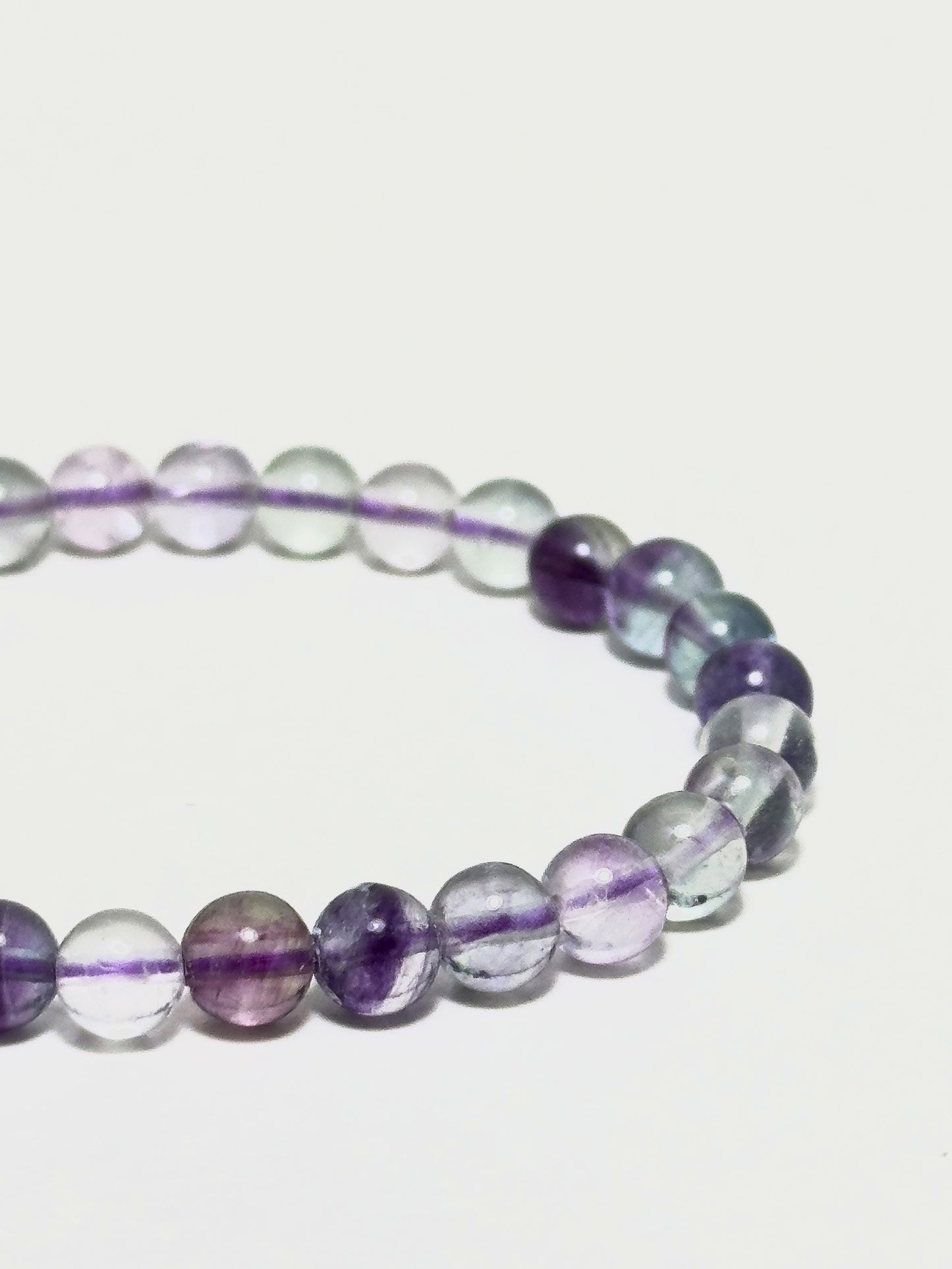 Hope bracelet made of natural fluorite beads