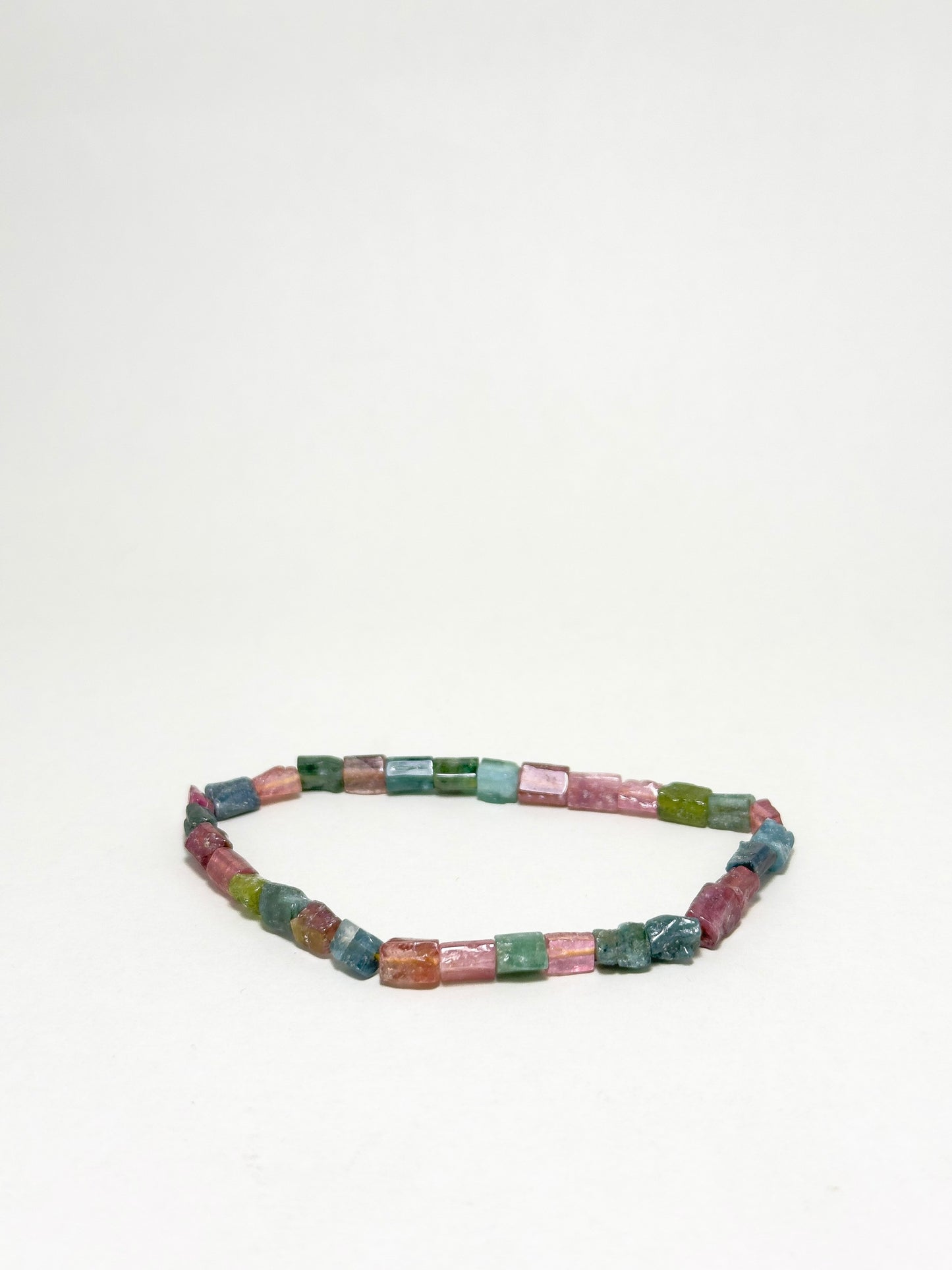 Tourmaline bracelet with irregular natural stones for aura protection