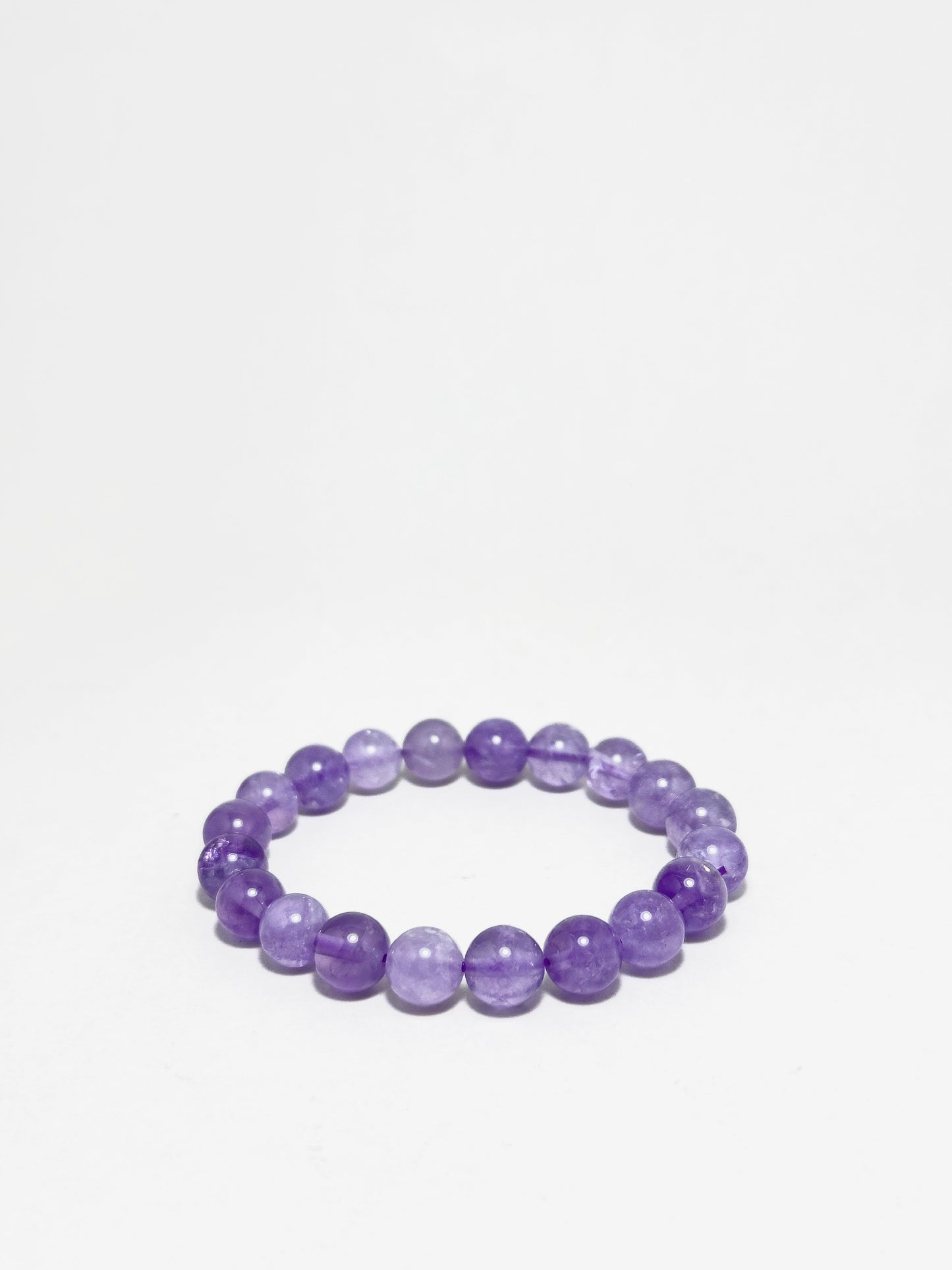  Peach Amethyst bracelet on wrist