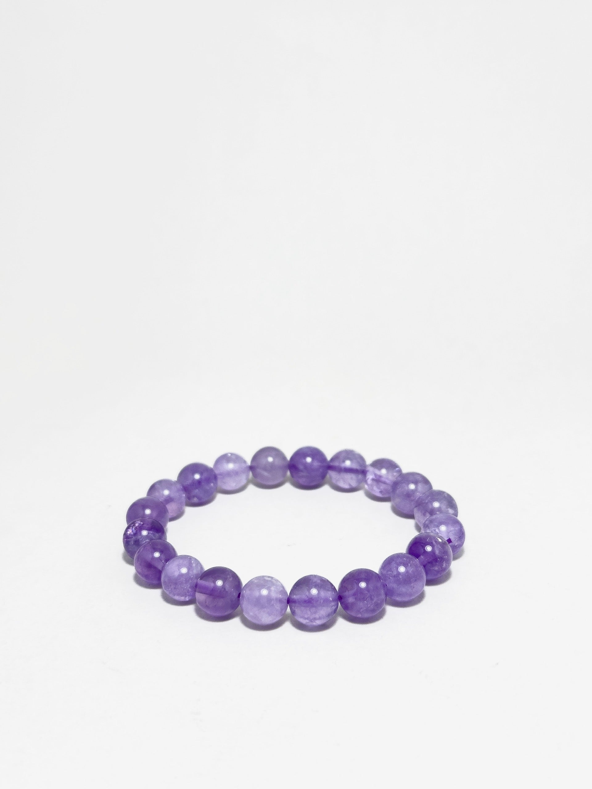  Peach Amethyst bracelet on wrist