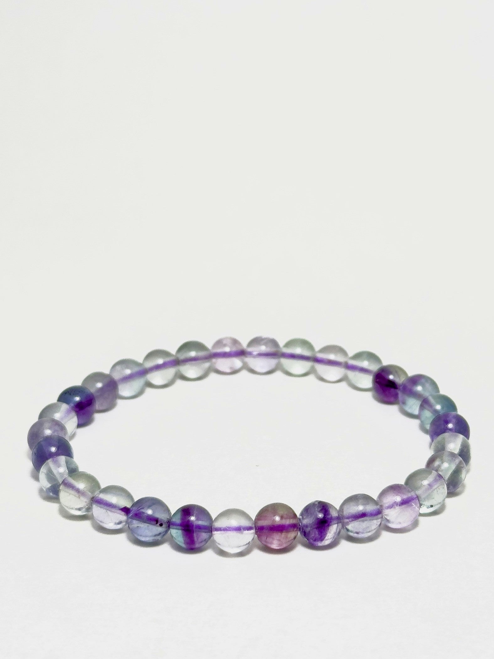 Hope bracelet made of natural fluorite beads