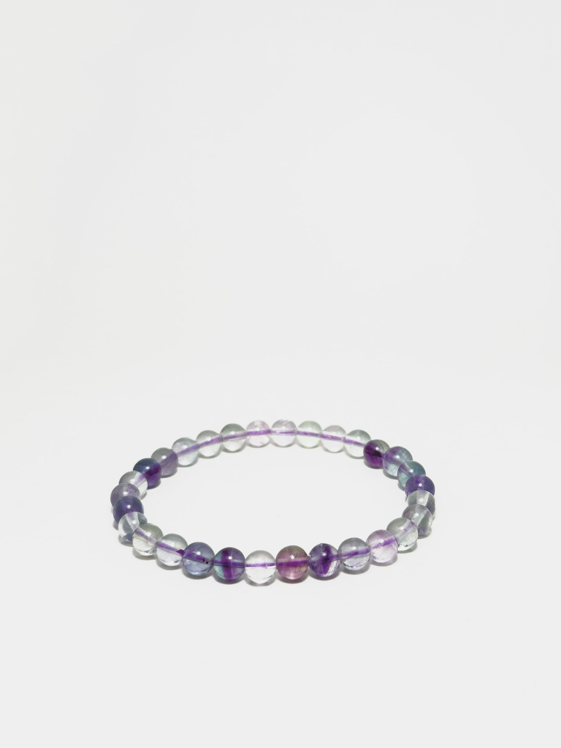 Hope bracelet made of natural fluorite beads