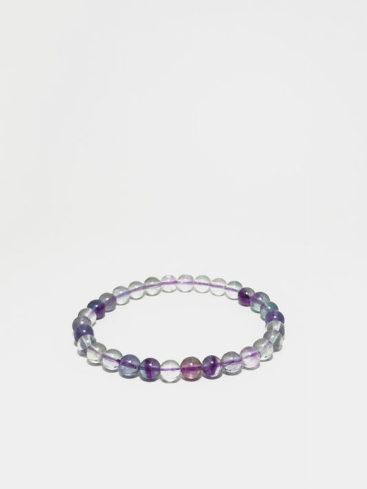 Hope bracelet made of natural fluorite beads