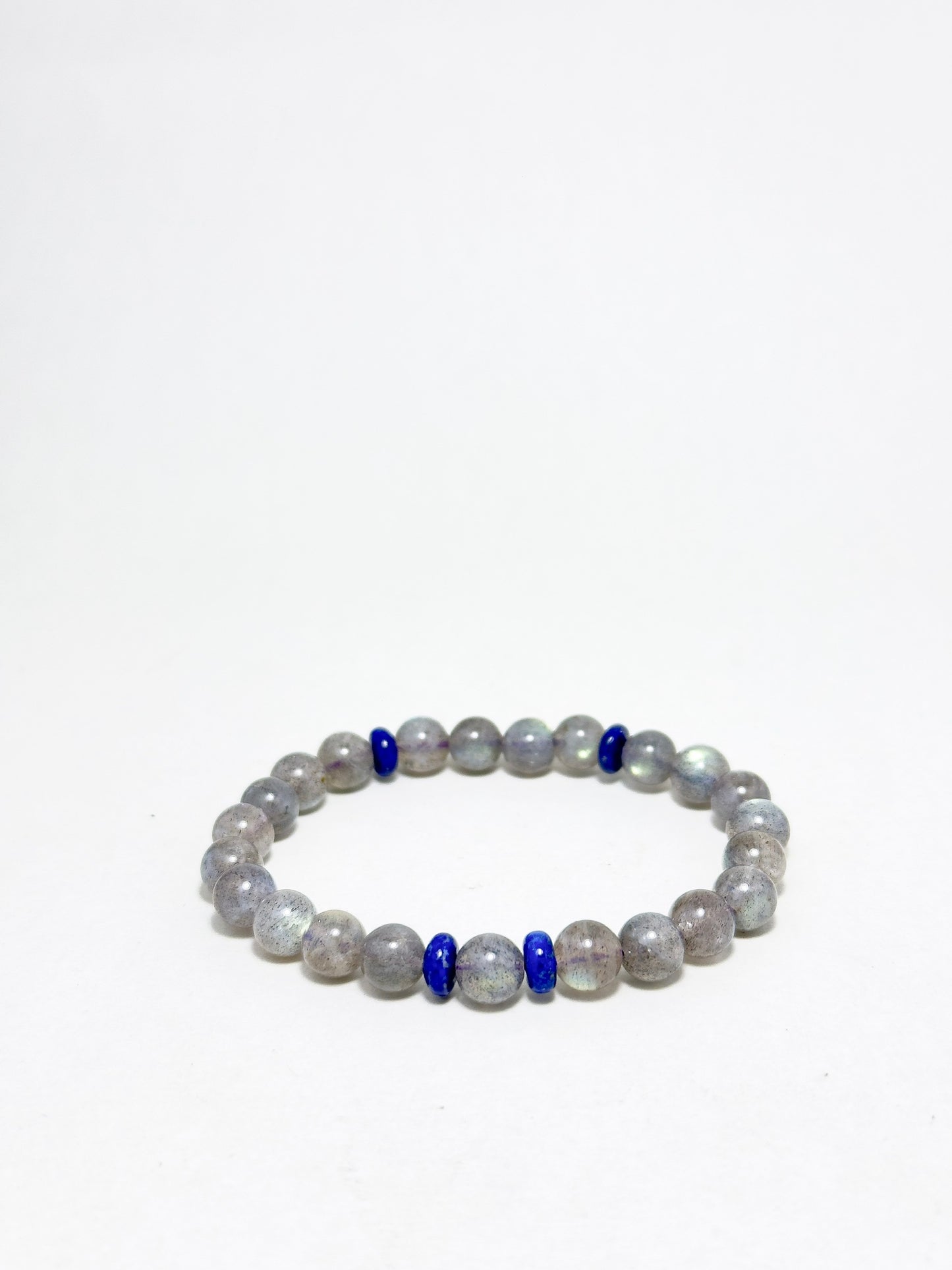 Transformer Bracelet with Labradorite and Lapis Lazuli spacers