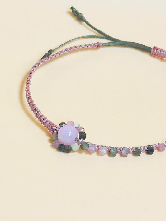 Sun Dancer bracelet – tourmaline healing crystal jewelry for joy, movement, and inner brightness