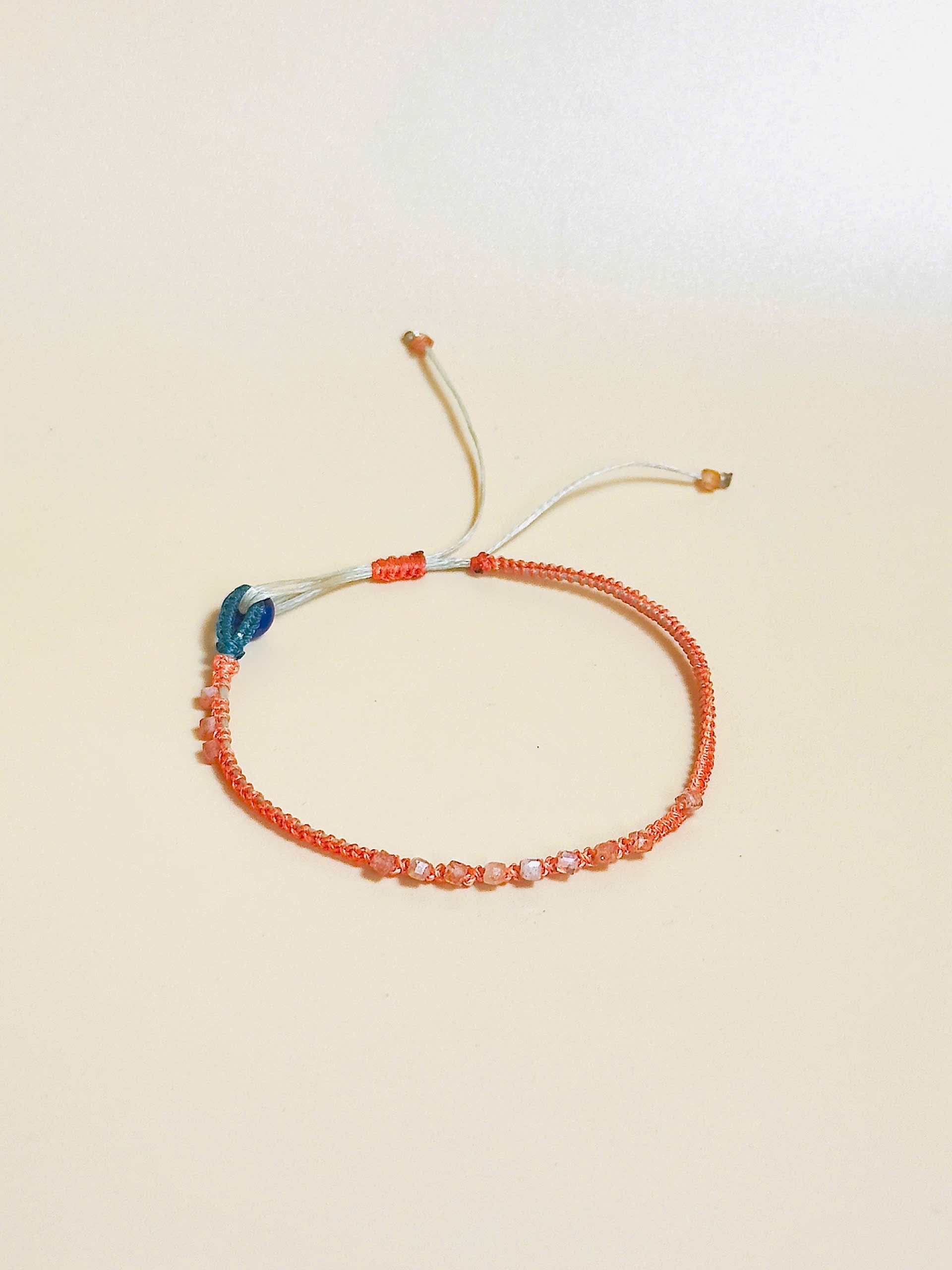 Sunstone Orange bracelet – handmade gemstone jewelry for confidence and joy
