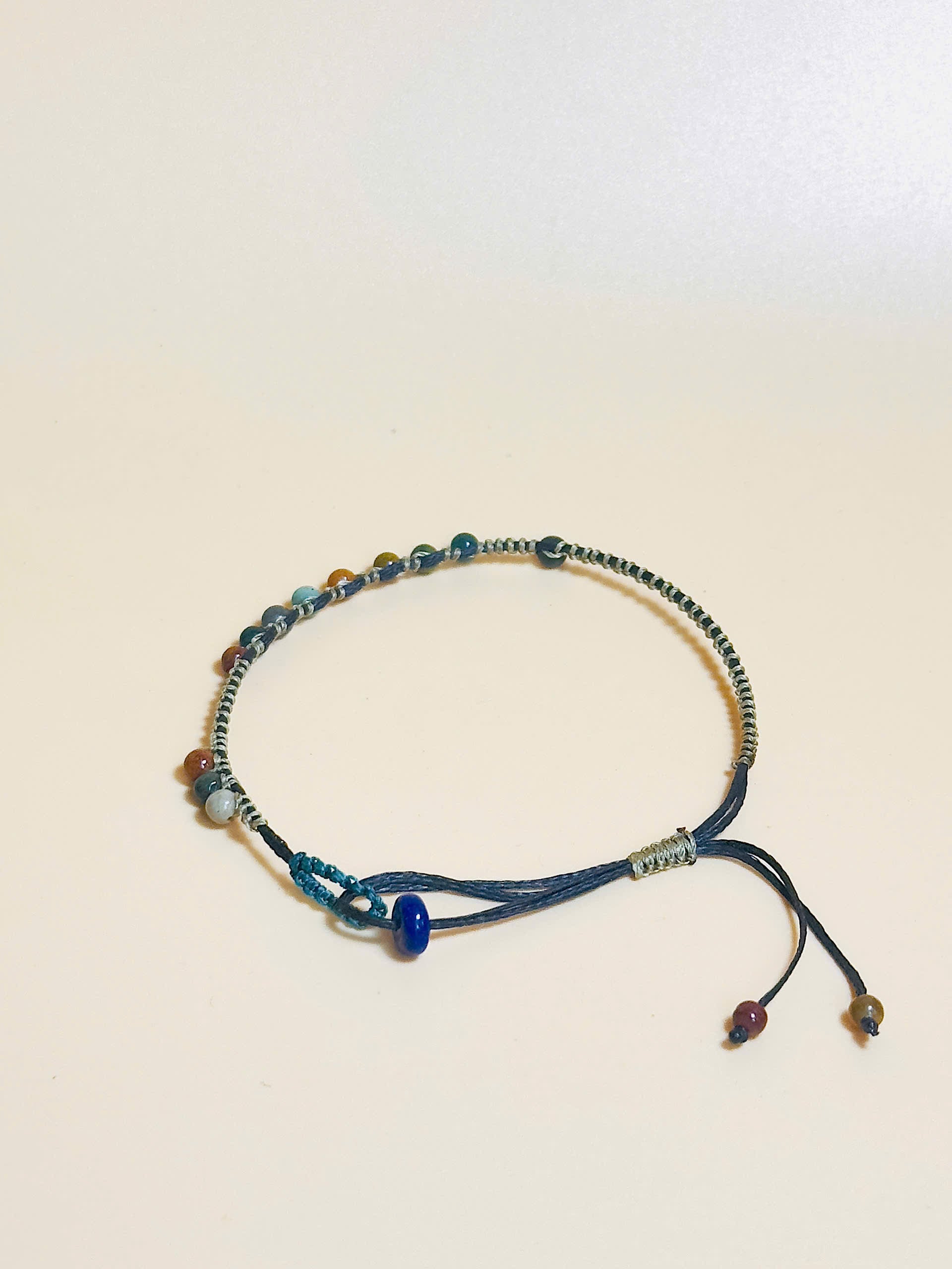 Earth tone Indian Jasper gemstone bracelet – grounding jewelry for strength and harmony