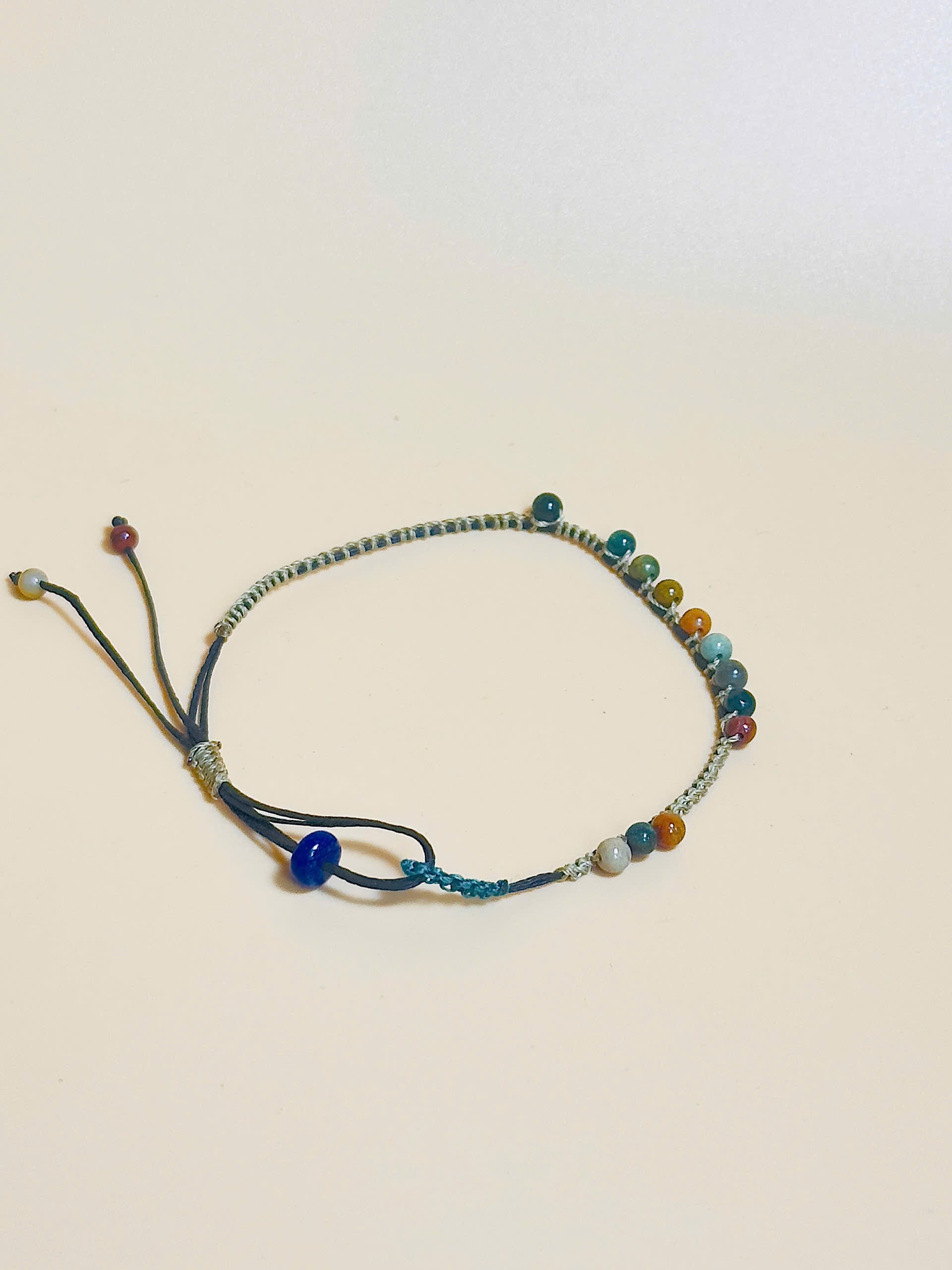 Earth tone Indian Jasper gemstone bracelet – grounding jewelry for strength and harmony
