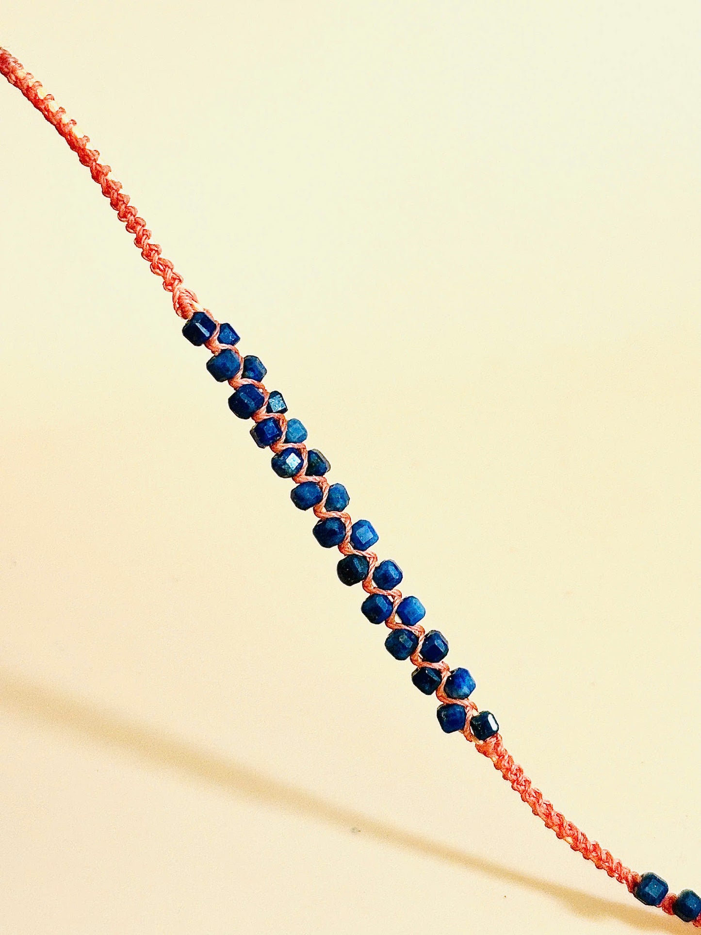 Twin Flow – Lapis Lazuli Macrame Bracelet | Handmade Gemstone Jewelry | Wisdom & Truth Stone