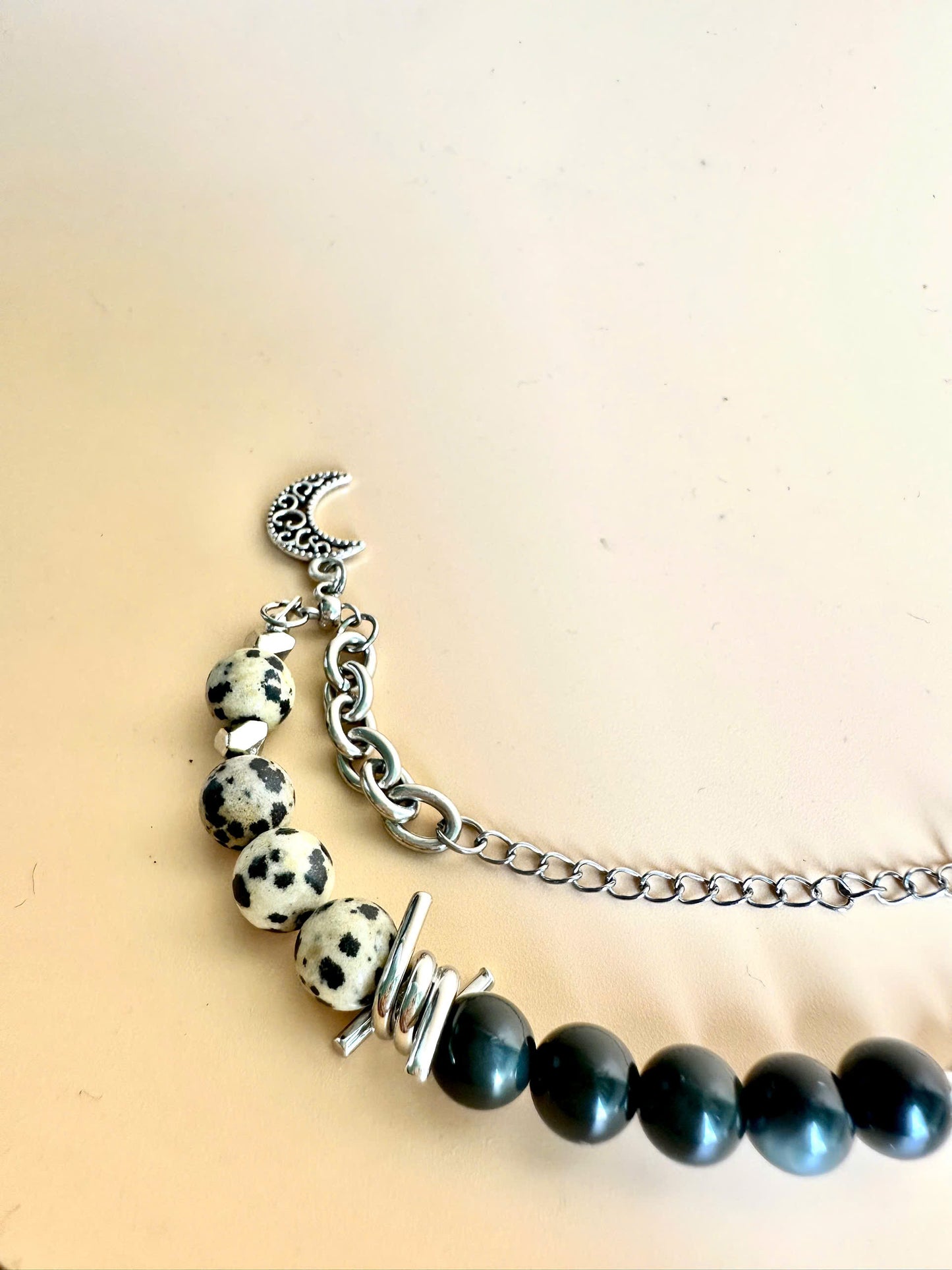 URBAN | Blue Tiger Eye &amp; Dalmatian Jasper Handmade Bracelet