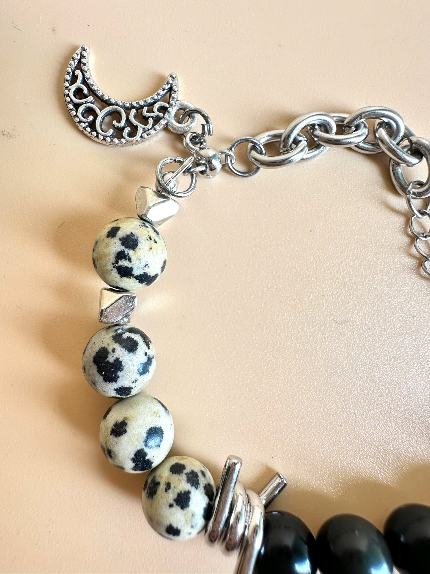 URBAN | Blue Tiger Eye &amp; Dalmatian Jasper Handmade Bracelet