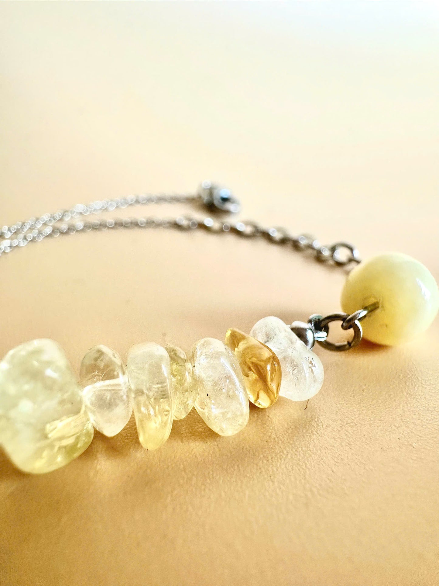 FLOW | Vòng tay Thạch Anh Vàng Citrine